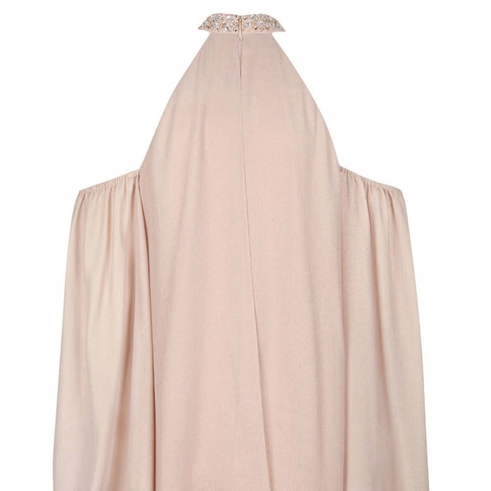 Laundry By Shelli Segal Cold Shoulder Halter Dress - Picture 3 of 4